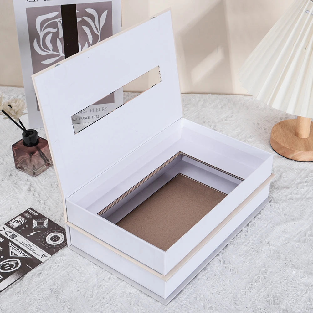 Velora Book Style Tissue Box Elegant Napkin Holder Decor