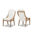 Lennox Light Beige High Back Dining Chair Set Of 2