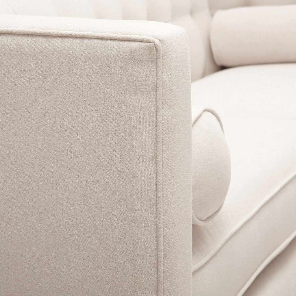 Aurelia Jack Modern Tuxedo Sofa With Shelter Tracks