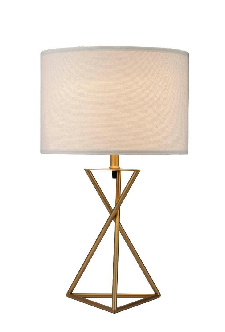 Lumina Ester Mid Century Table Lamp In Matte Gold 26 Inch