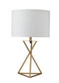 Lumina Ester Mid Century Table Lamp In Matte Gold 26 Inch