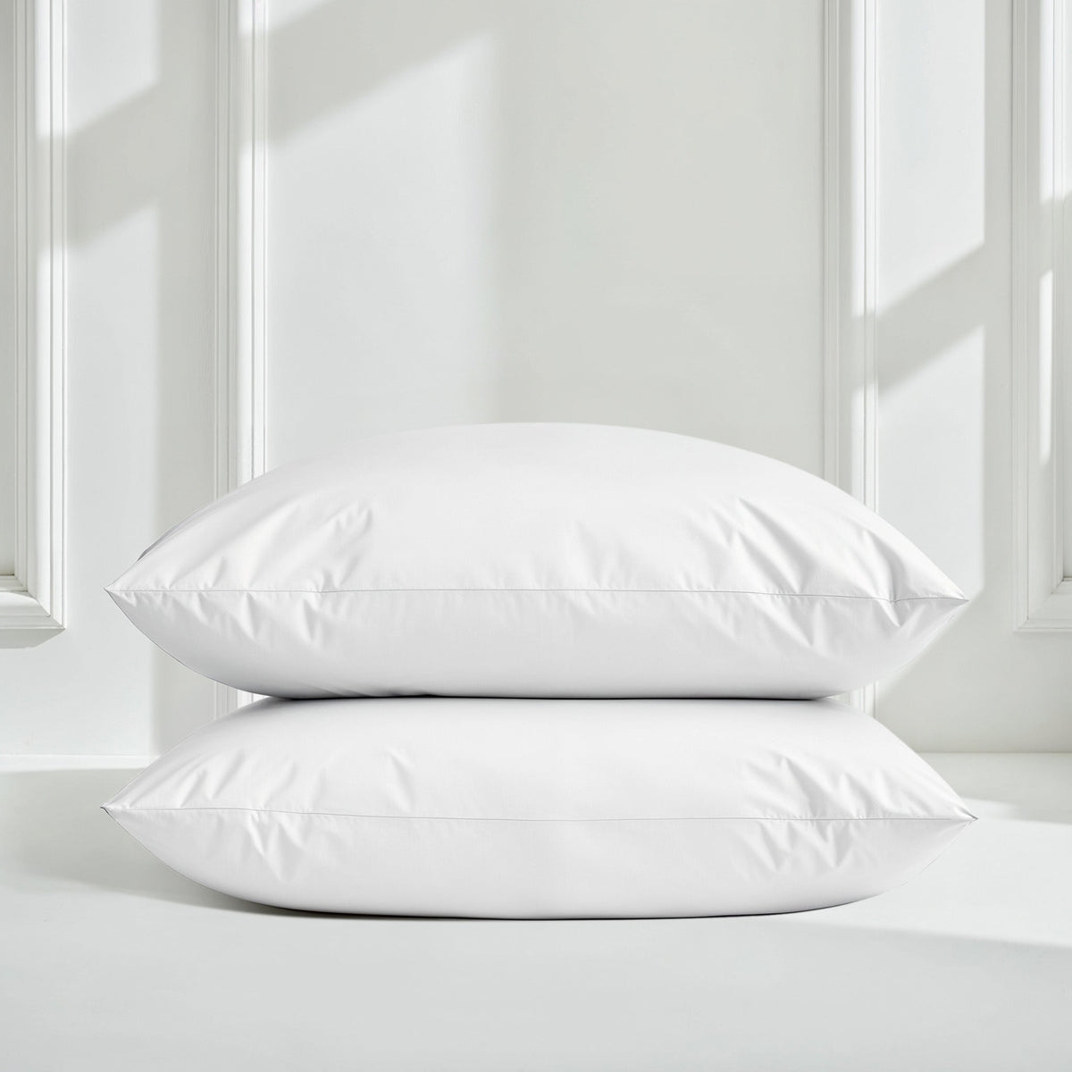Aria Home Long Staple Australian Sateen Pillowcase Set White