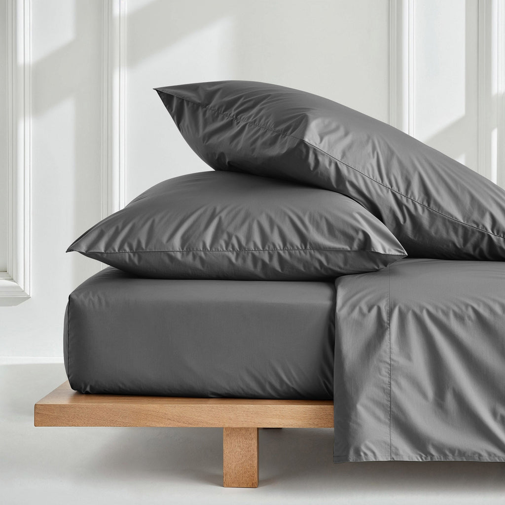 Aria Home Long Staple Australian Sateen Pillowcase Set White