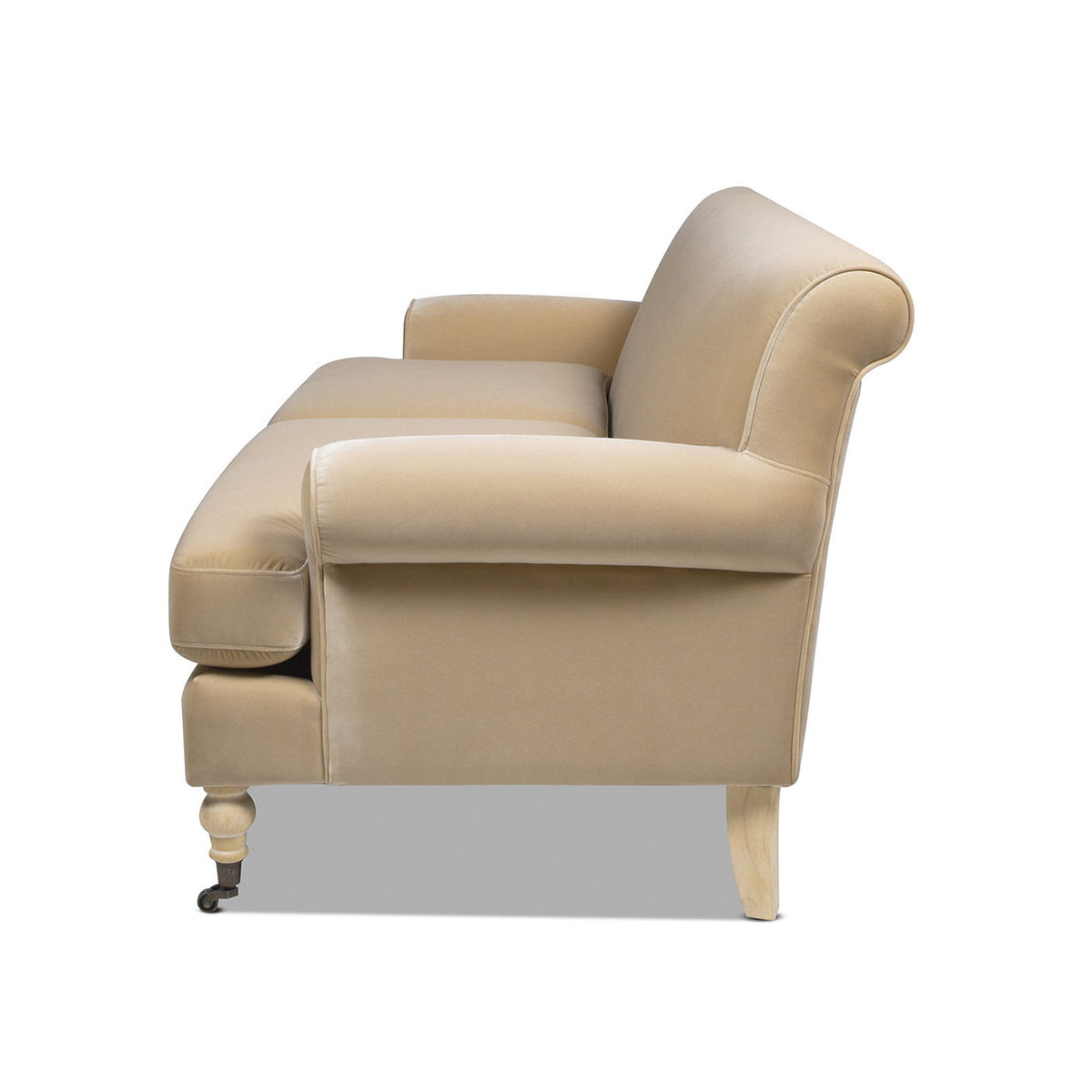 Alana Home - Twin Cushion Modern Tightback Sofa Gray