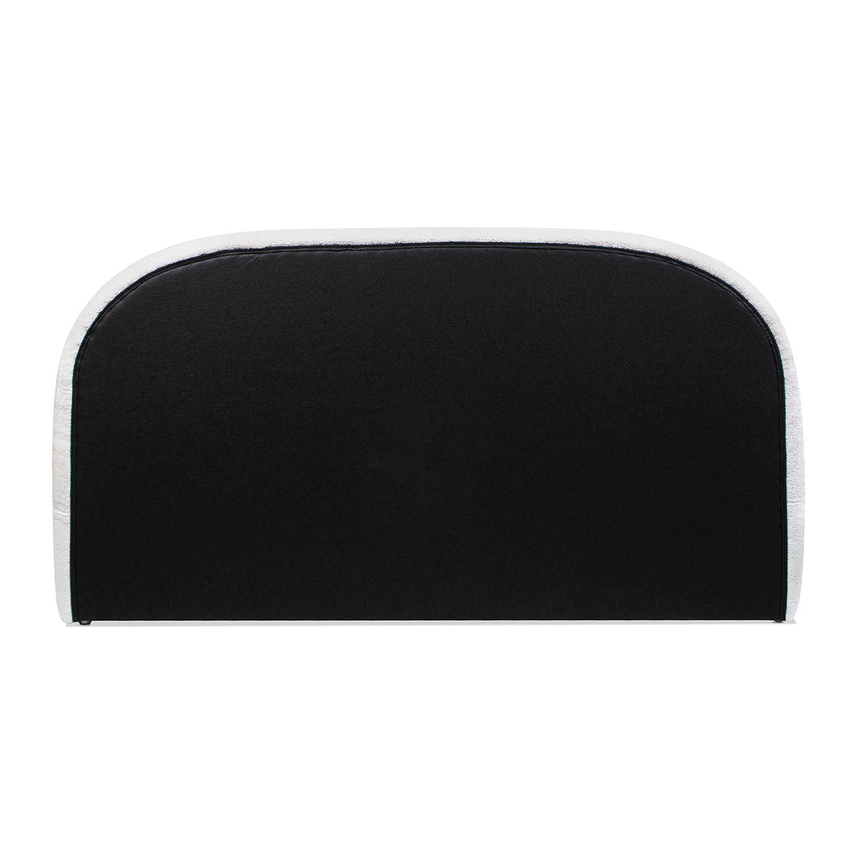 Archie Puffy Upholstered Platform Bed With Arch Headboard