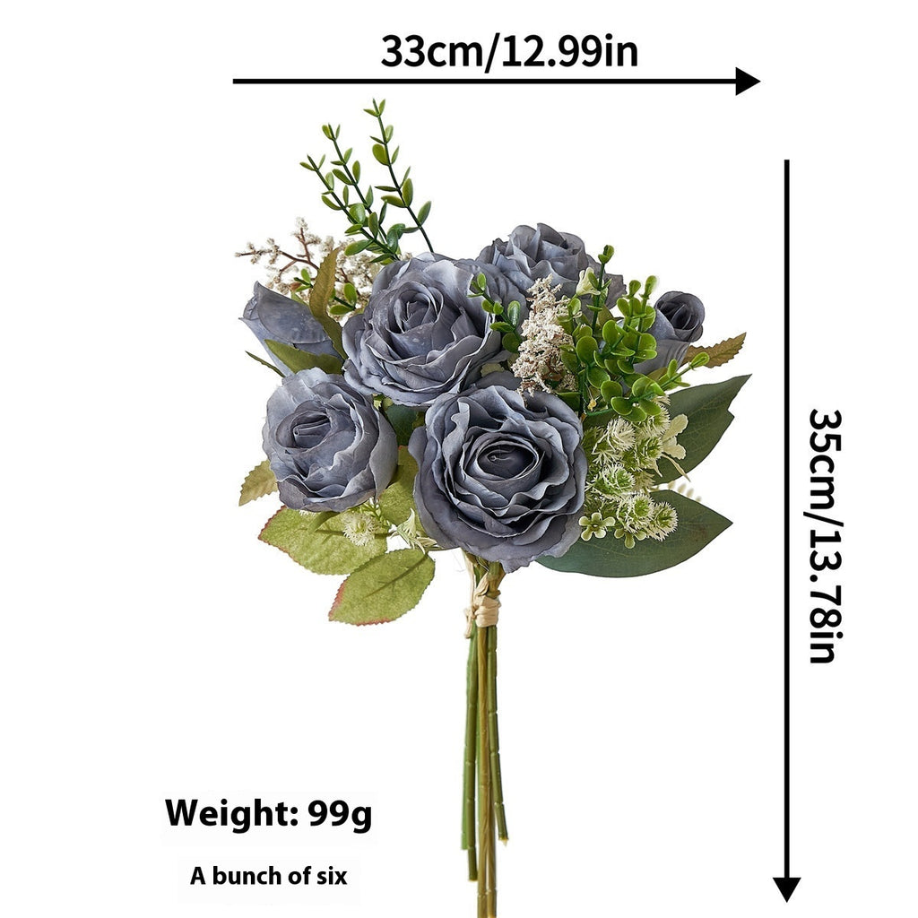 Artificial Silk Rose Bouquet – view 4