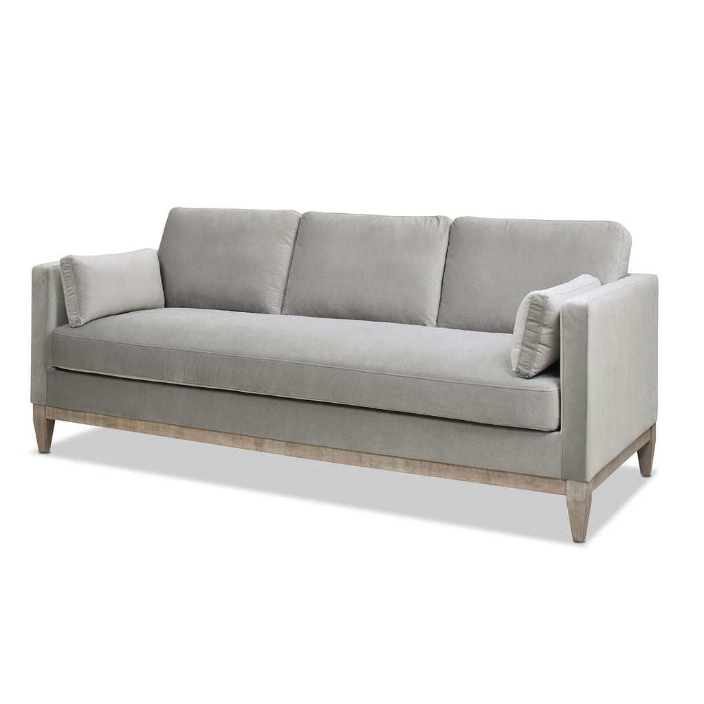 Knox Modern Farmhouse Sofa With Feather Wrapped Foam