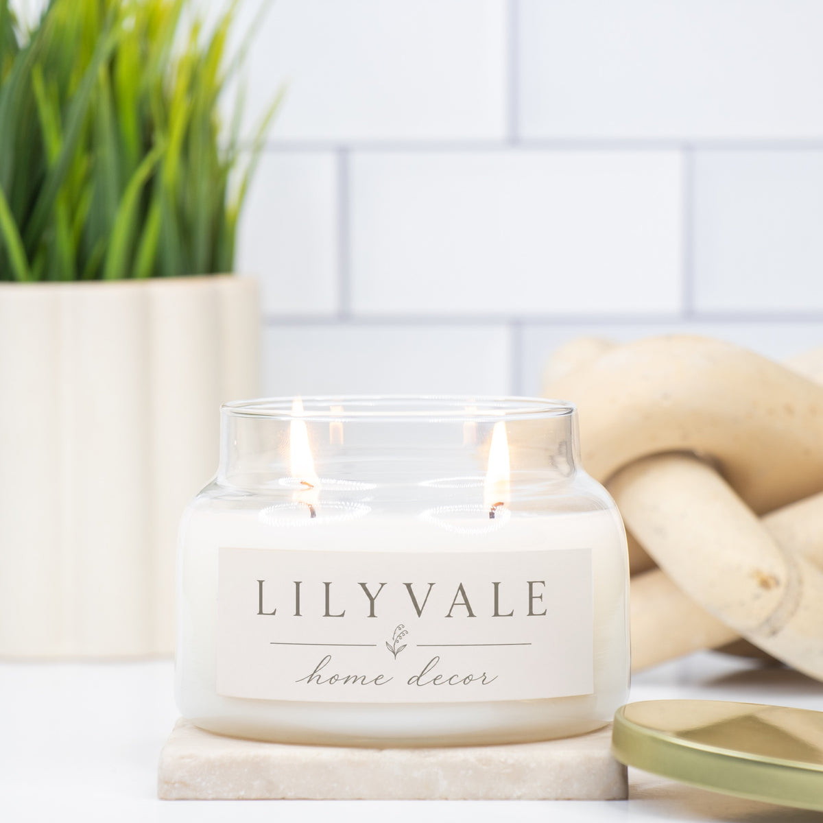 Candle Apothecary Jar (Double Wick)