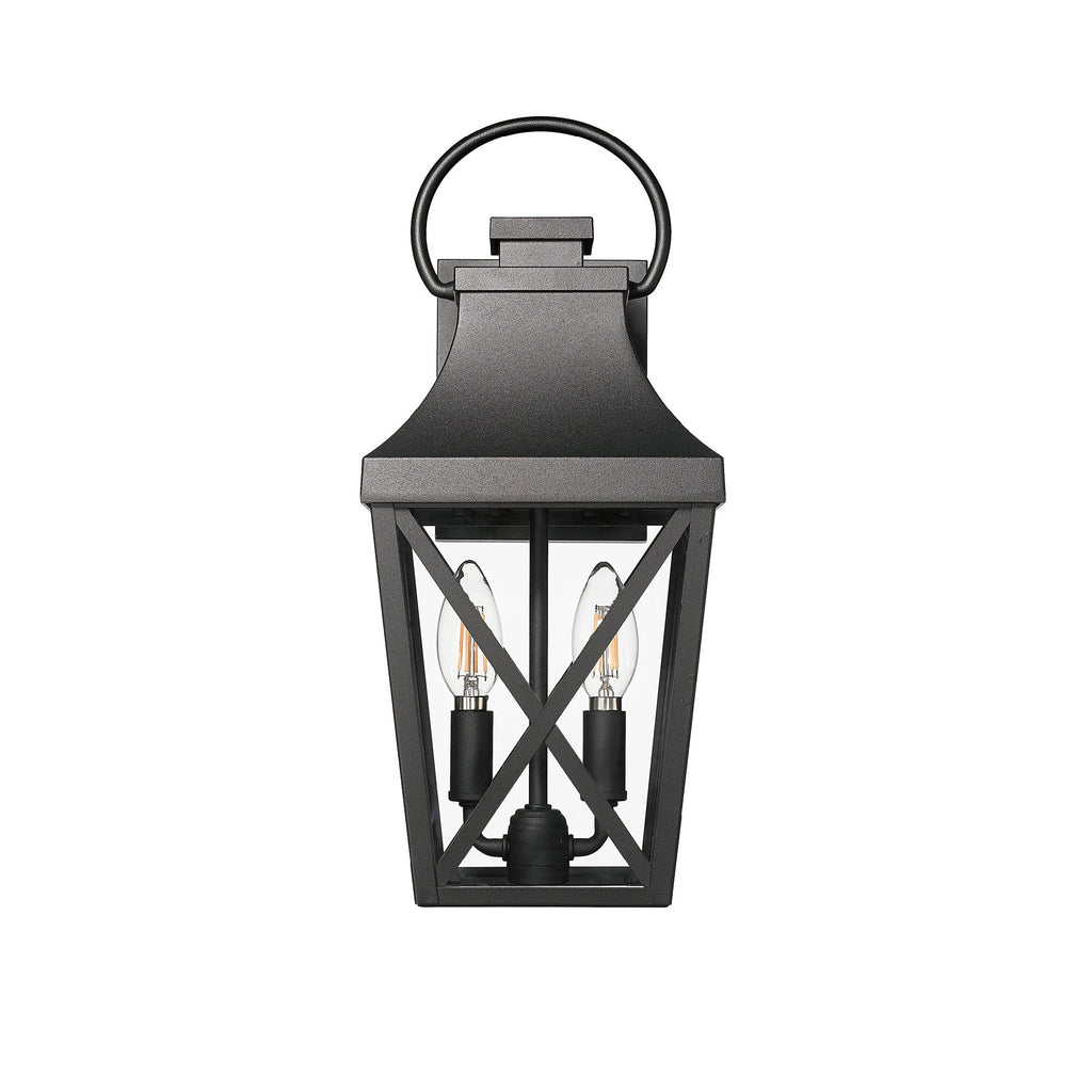 GigaTech Matte Aluminum Waterproof Outdoor Wall Light