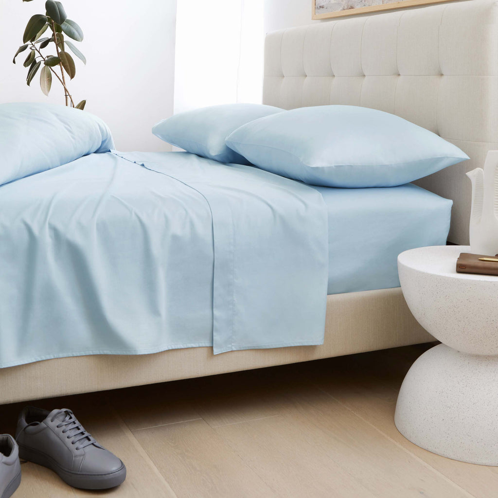Aria Home Long Staple Australian Sateen Pillowcase Set White