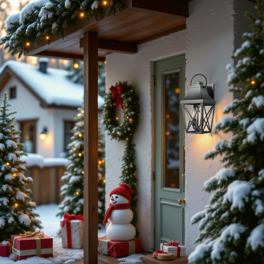 GigaTech Matte Aluminum Waterproof Outdoor Wall Light