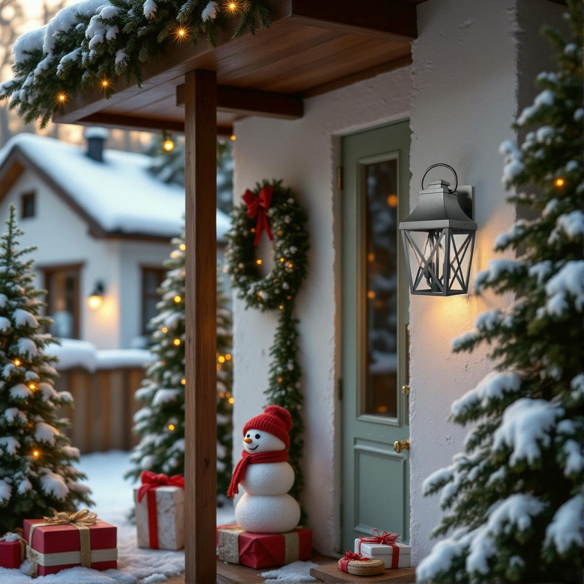 GigaTech Matte Aluminum Waterproof Outdoor Wall Light