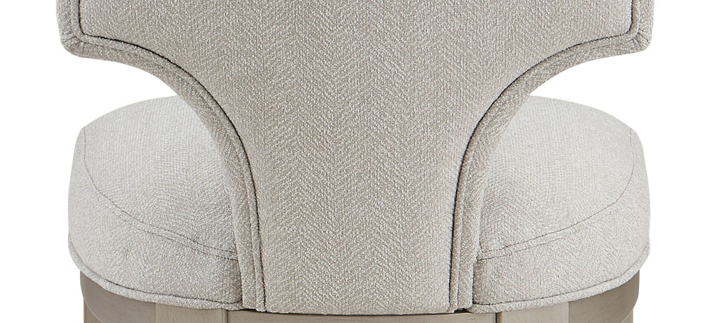 Kasa Solid Wood Side Chairs Set Of 2 With Padded Seat Light Gray