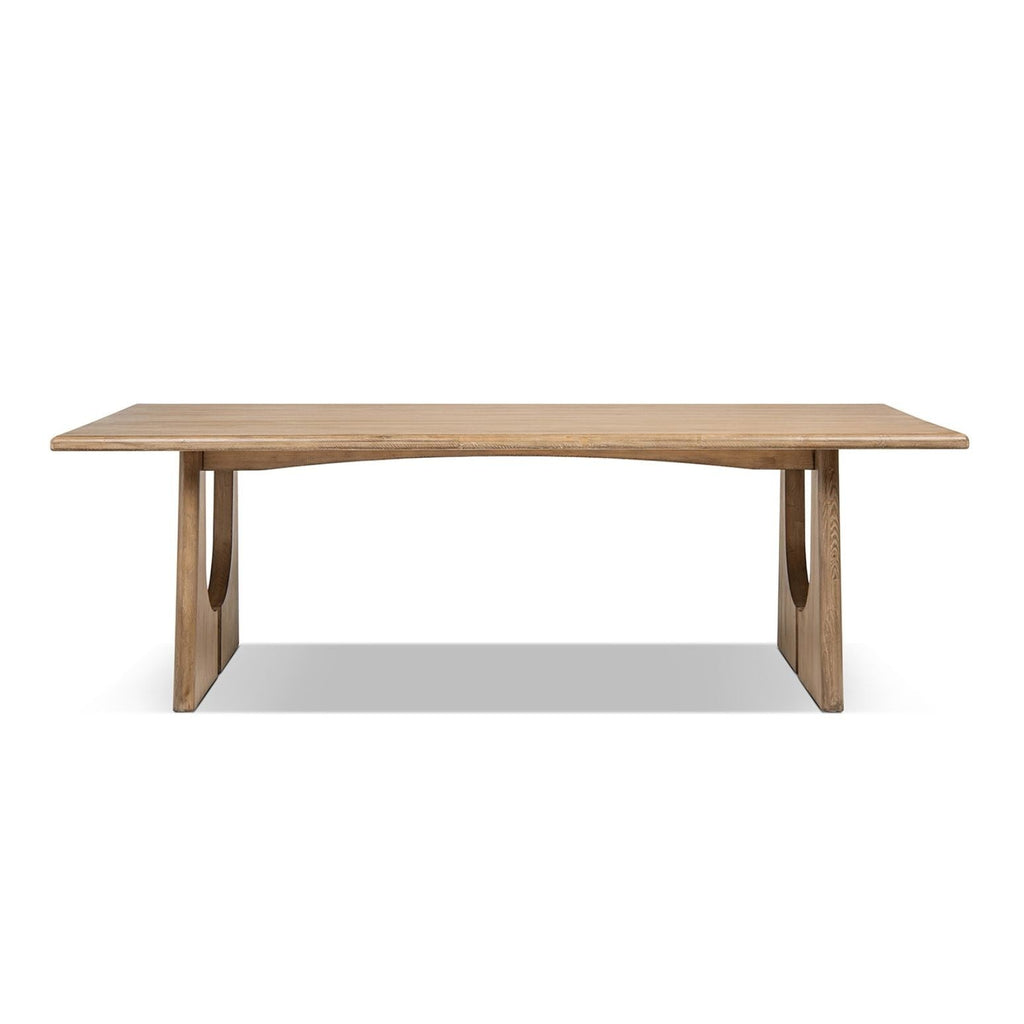 Oakridge Carmel Reclaimed Pine 8 Seater Antique Brown Dining Table