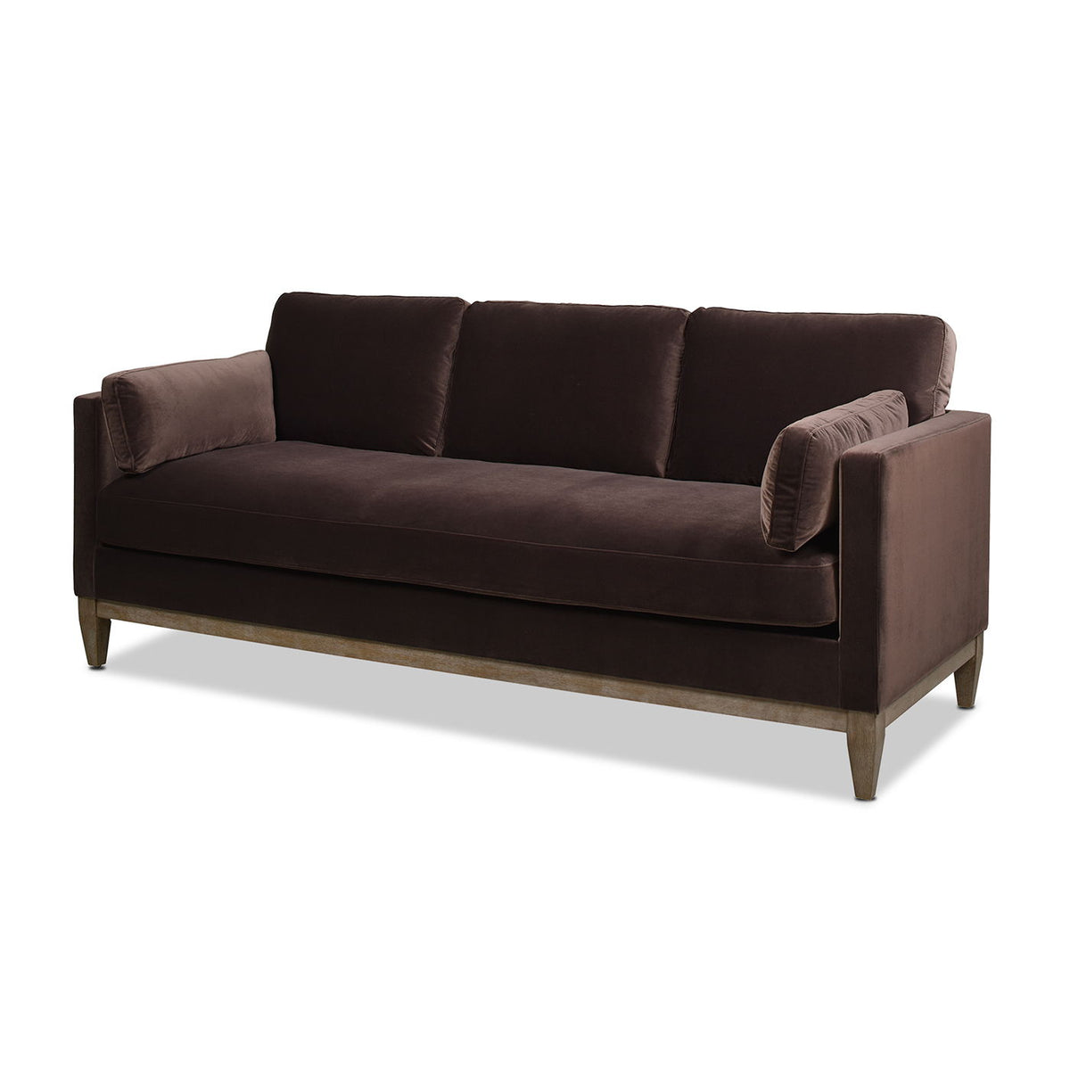 Knox Modern Farmhouse Sofa With Feather Wrapped Foam