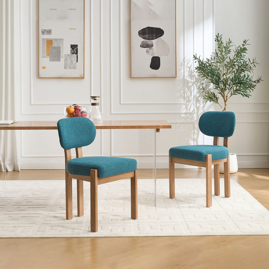 Vesper Ergonomic Dining Chairs Adjustable Feet Set Of 2