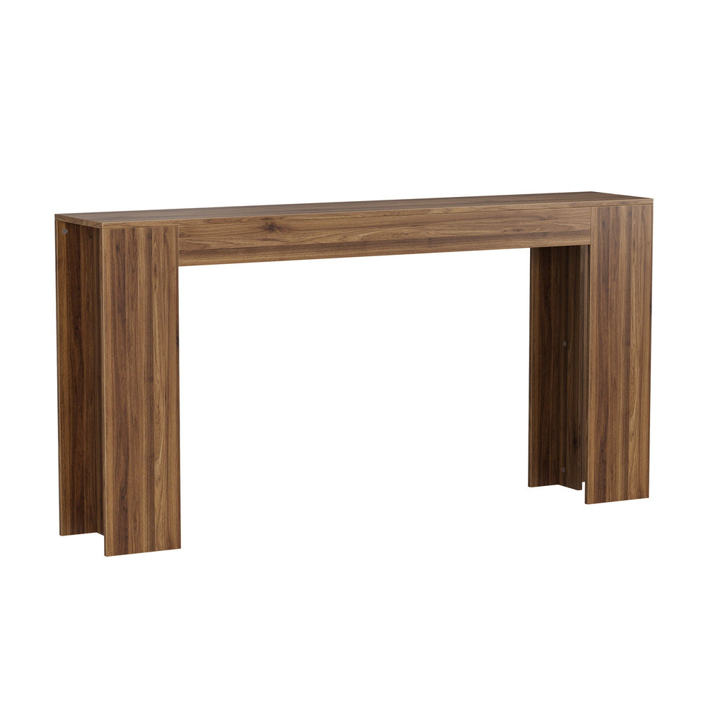 Cedarbrook Extra Long Walnut Farmhouse Console Table