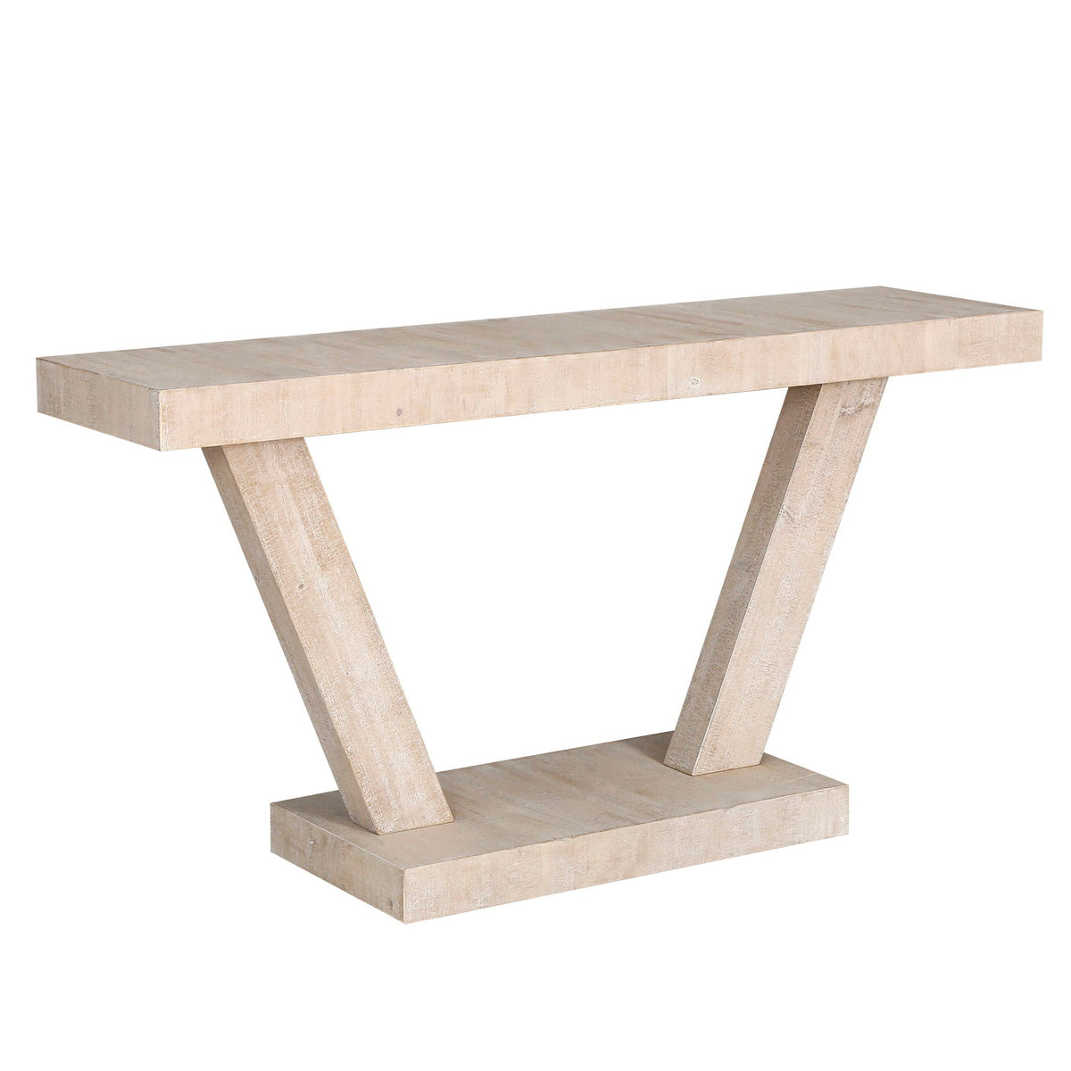HeritageWood Distressed Double Tier Entryway Storage Bench