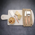 Twisted Urban Antique Copper Three Piece Cheese Knife Set