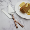 Plateau Handcrafted Stainless Steel Cake And Pie Server Set