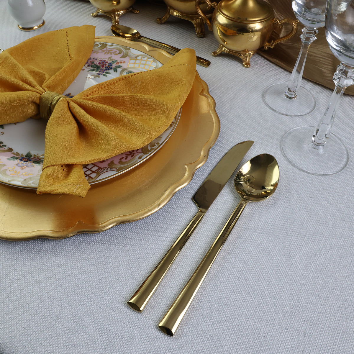 Aurelia Diana PVD Tarnish Resistant Flatware 5 Piece Set