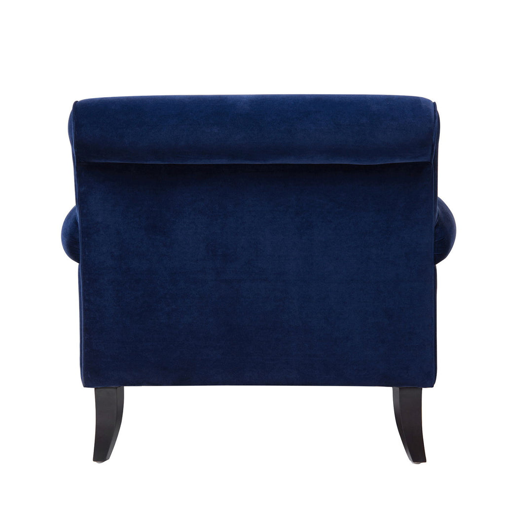 Alana Lawson Solid Hardwood Accent Arm Chair With Casters