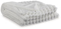 Alsonwell Plush Faux Fur Throw Machine Washable Ivory