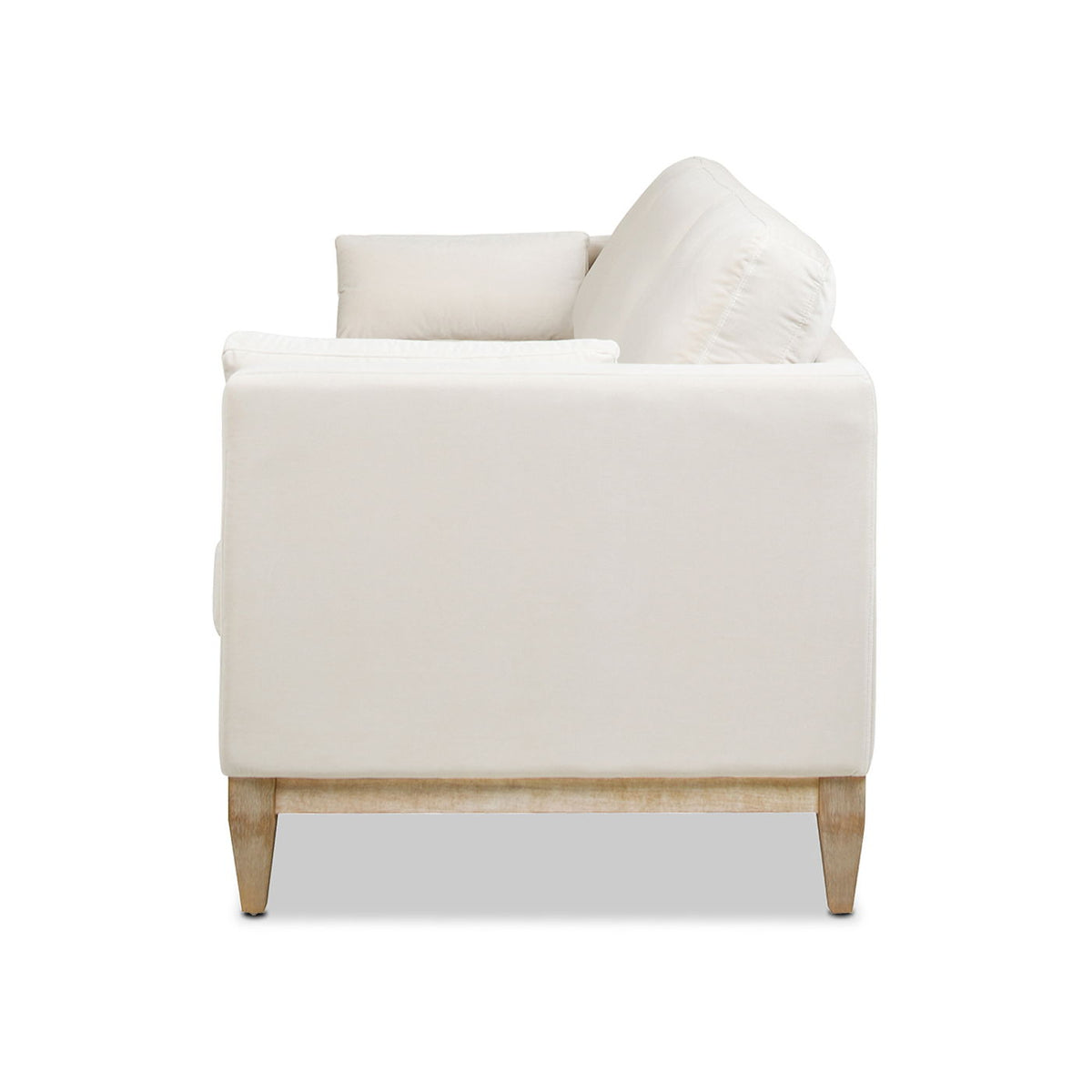 Knox Modern Farmhouse Sofa With Feather Wrapped Foam