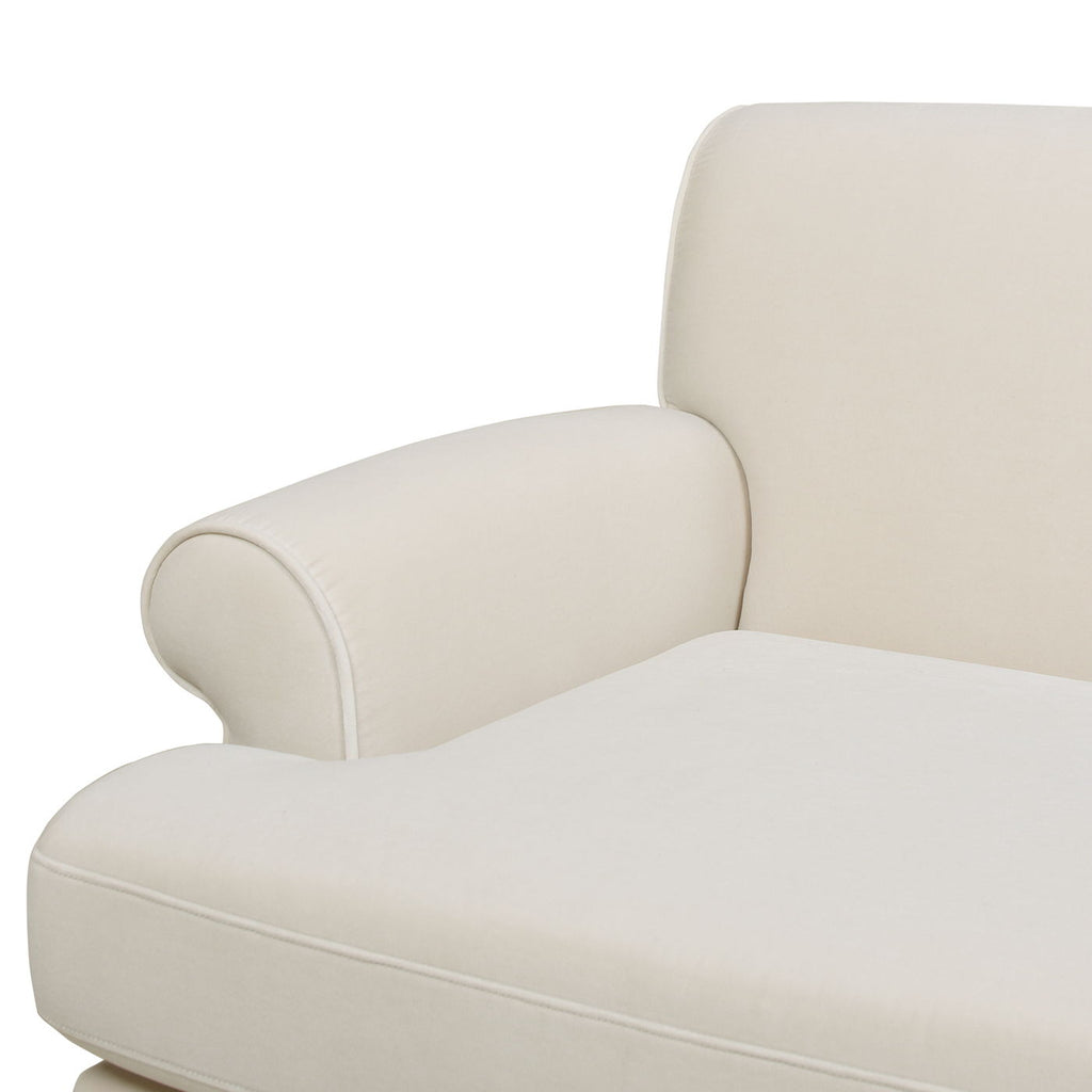 Alana Home - Twin Cushion Modern Tightback Sofa Gray