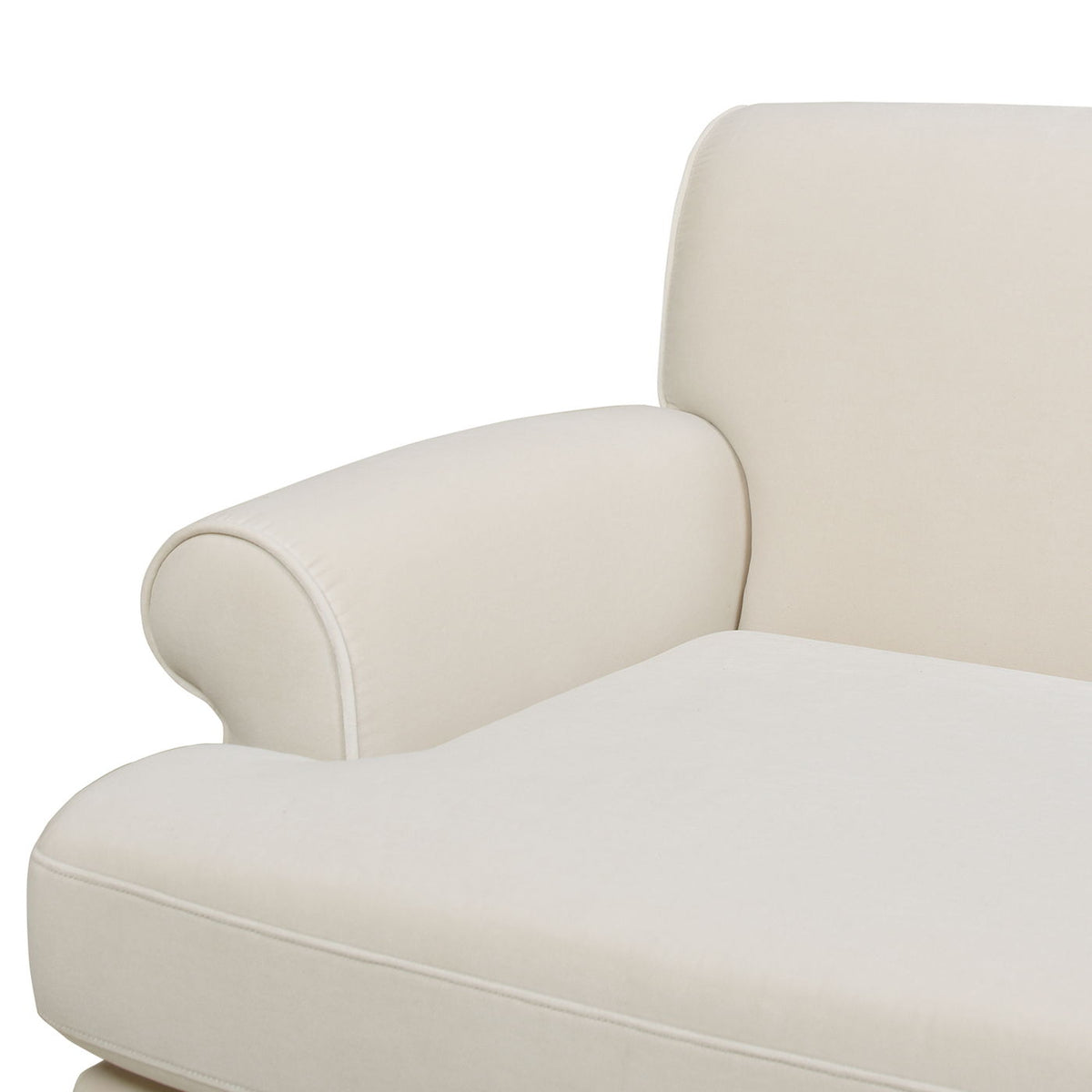 Alana Home - Twin Cushion Modern Tightback Sofa Gray