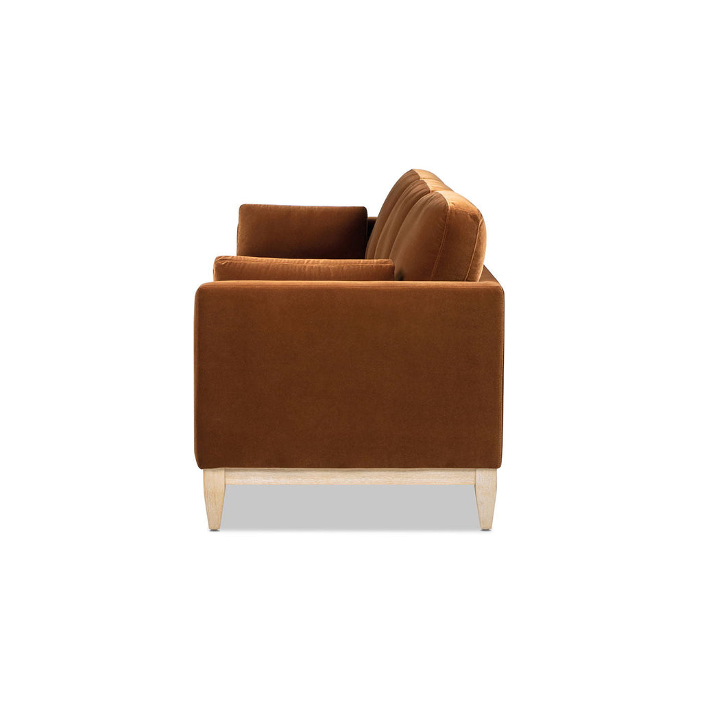 Knox Modern Farmhouse Sofa With Feather Wrapped Foam
