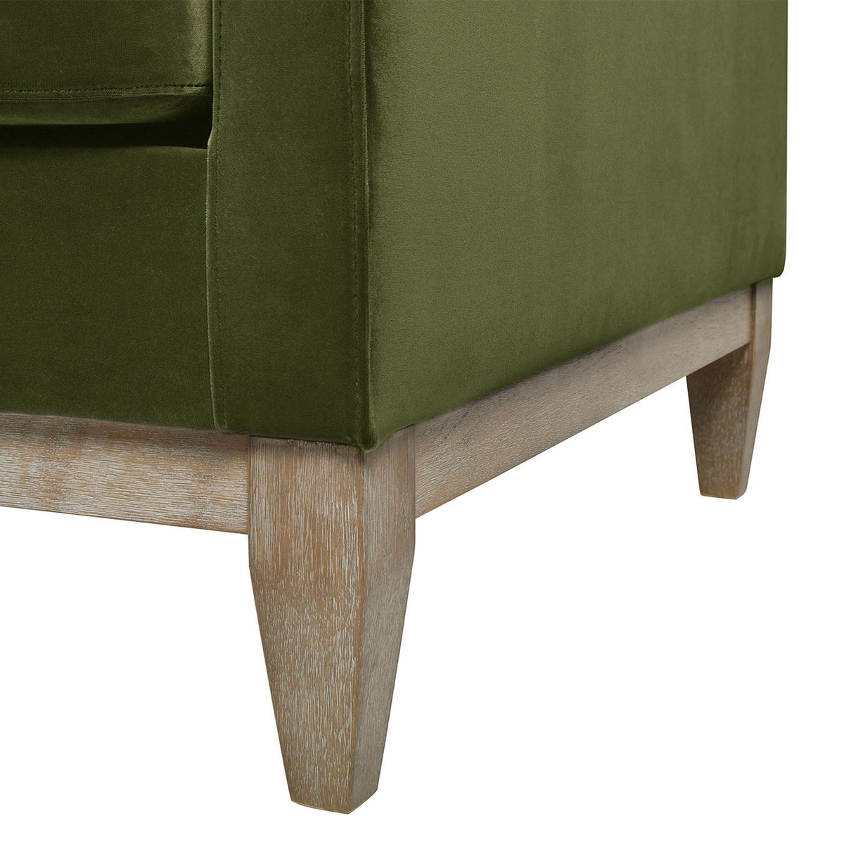 Knox Modern Farmhouse Sofa With Feather Wrapped Foam
