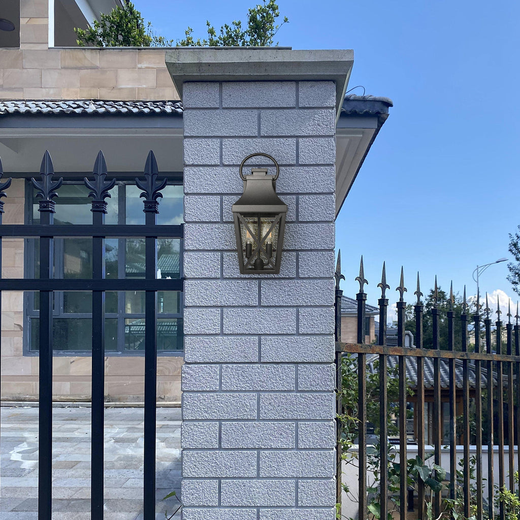 GigaTech Matte Aluminum Waterproof Outdoor Wall Light