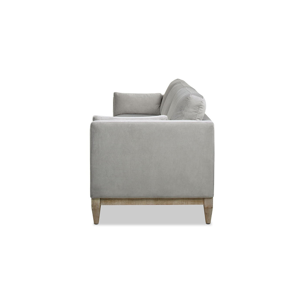 Knox Modern Farmhouse Sofa With Feather Wrapped Foam