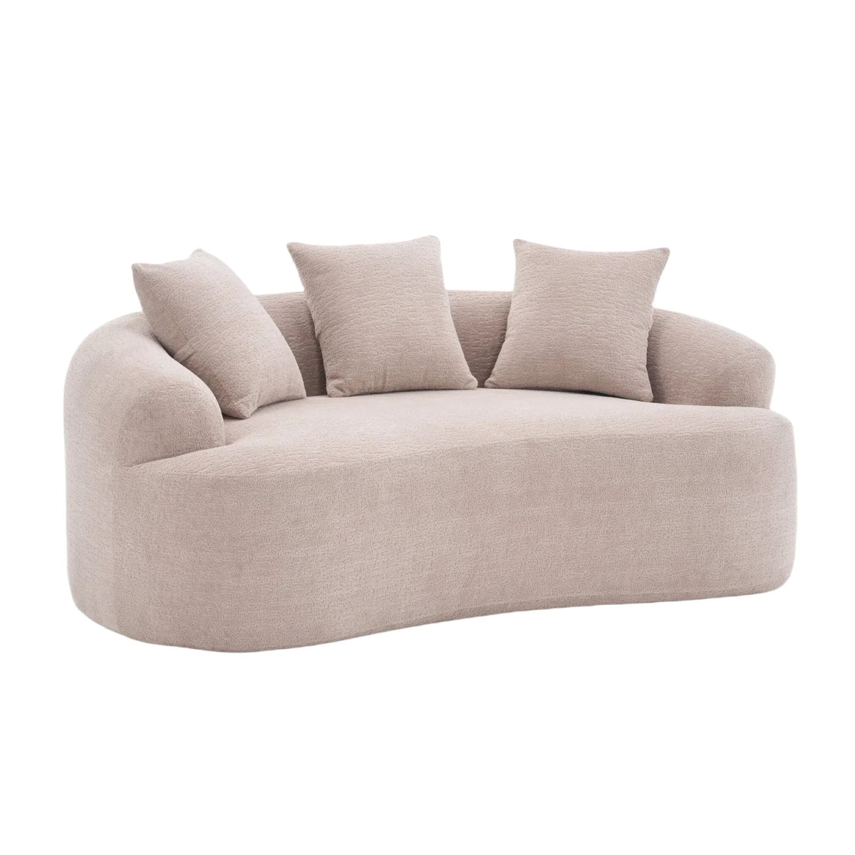 Vesta Compact Loveseat Sofa With No Assembly And Eco Fabric