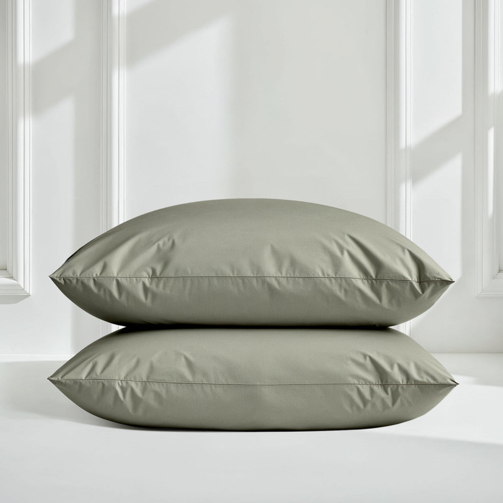 Aria Home Long Staple Australian Sateen Pillowcase Set White