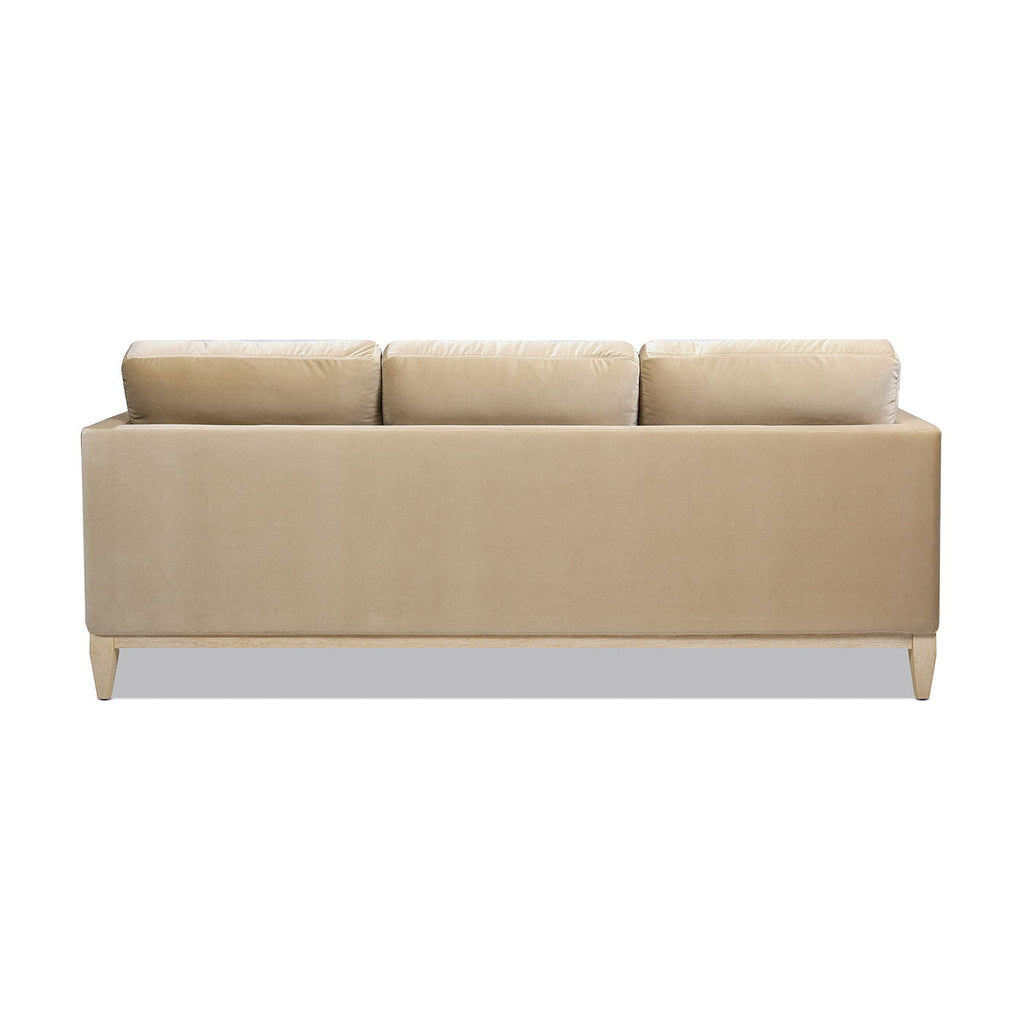 Knox Modern Farmhouse Sofa With Feather Wrapped Foam