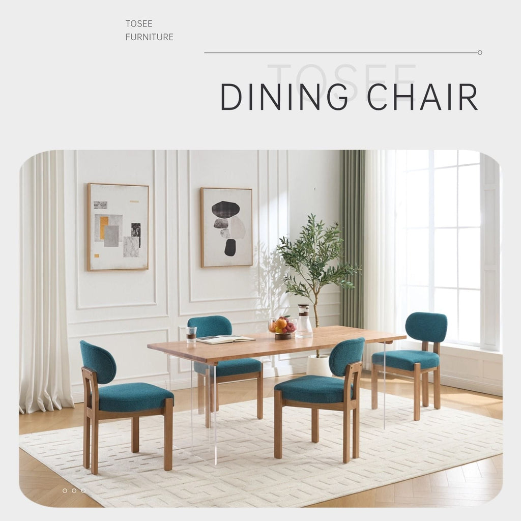 Vesper Ergonomic Dining Chairs Adjustable Feet Set Of 2