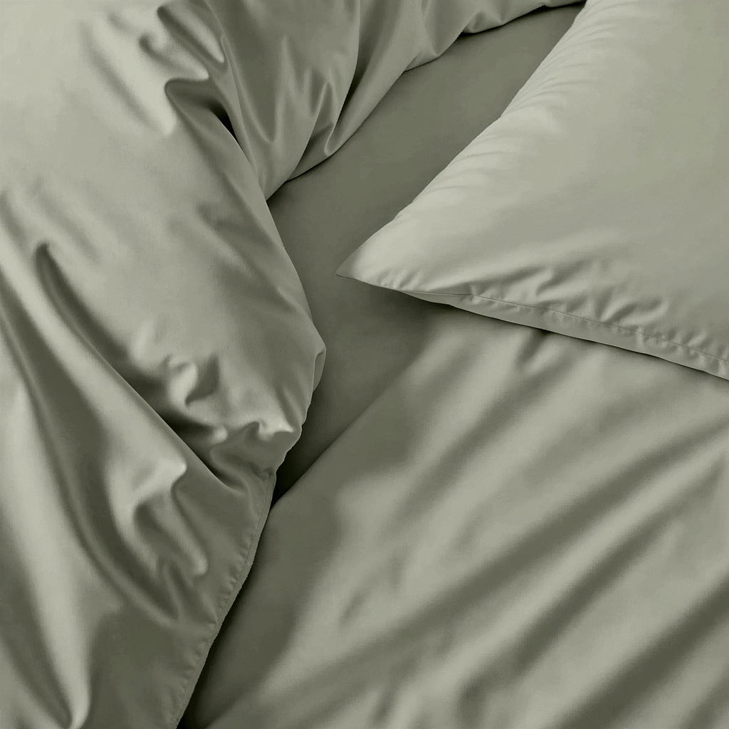 Luxe Australian Sateen Cotton Duvet Cover Queen Bed