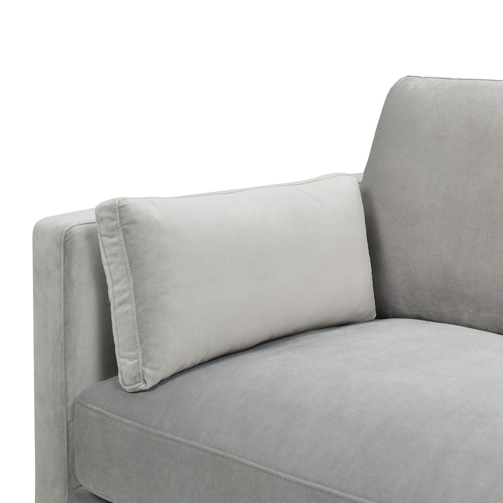 Knox Modern Farmhouse Sofa With Feather Wrapped Foam