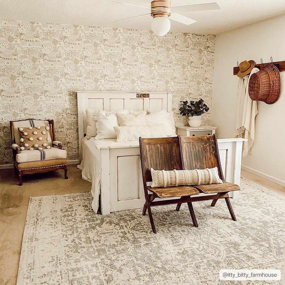 Lumina Rachel Area Rug Traditional Charcoal Gray Machine Woven