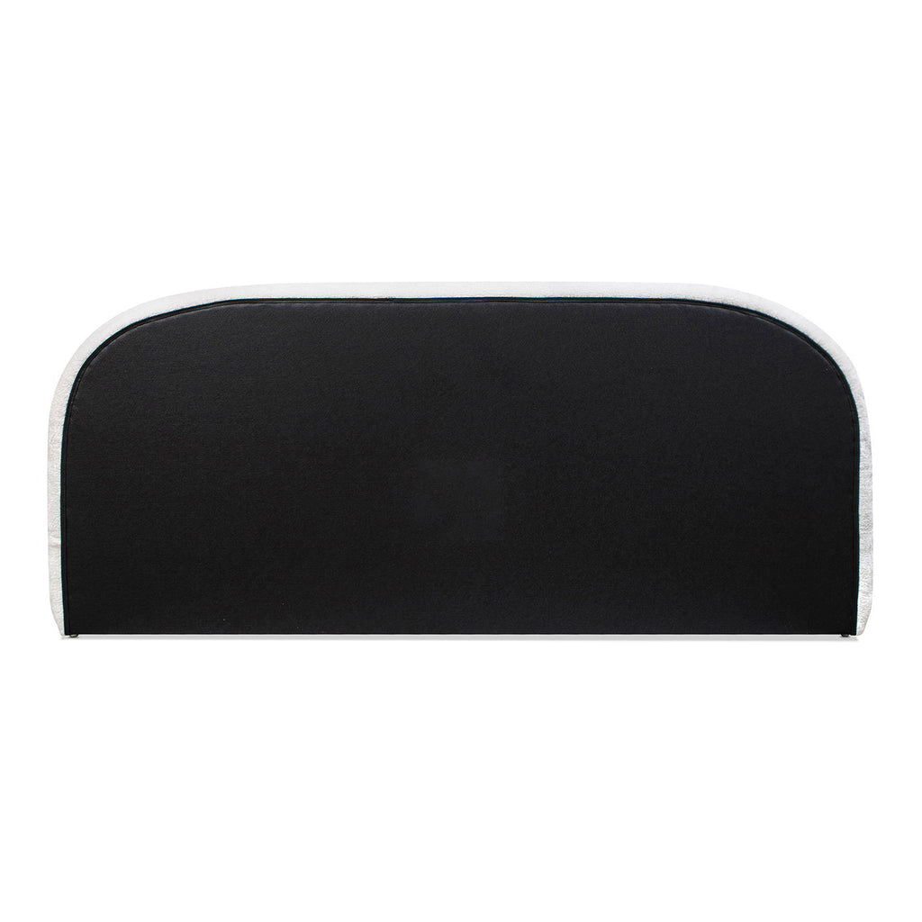 Archie Puffy Upholstered Platform Bed With Arch Headboard