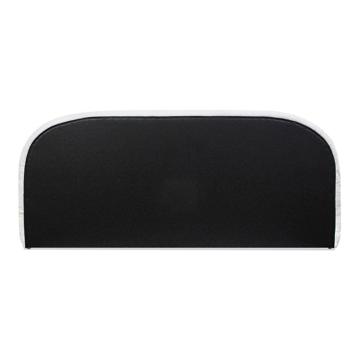 Archie Puffy Upholstered Platform Bed With Arch Headboard