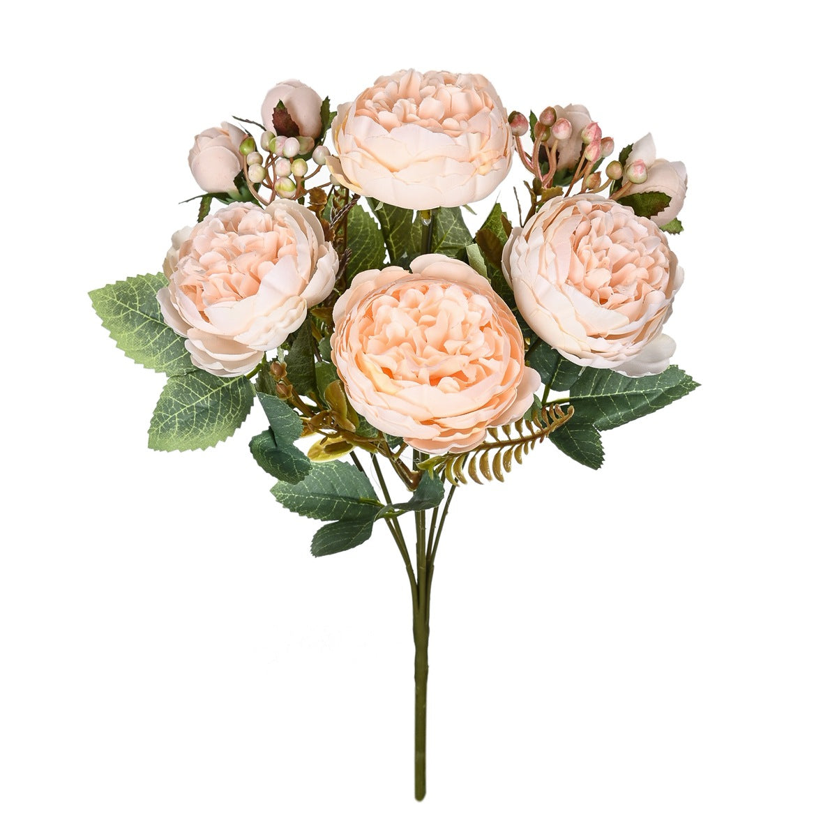 Silk Peony Artificial Flower Bouquet – view 5