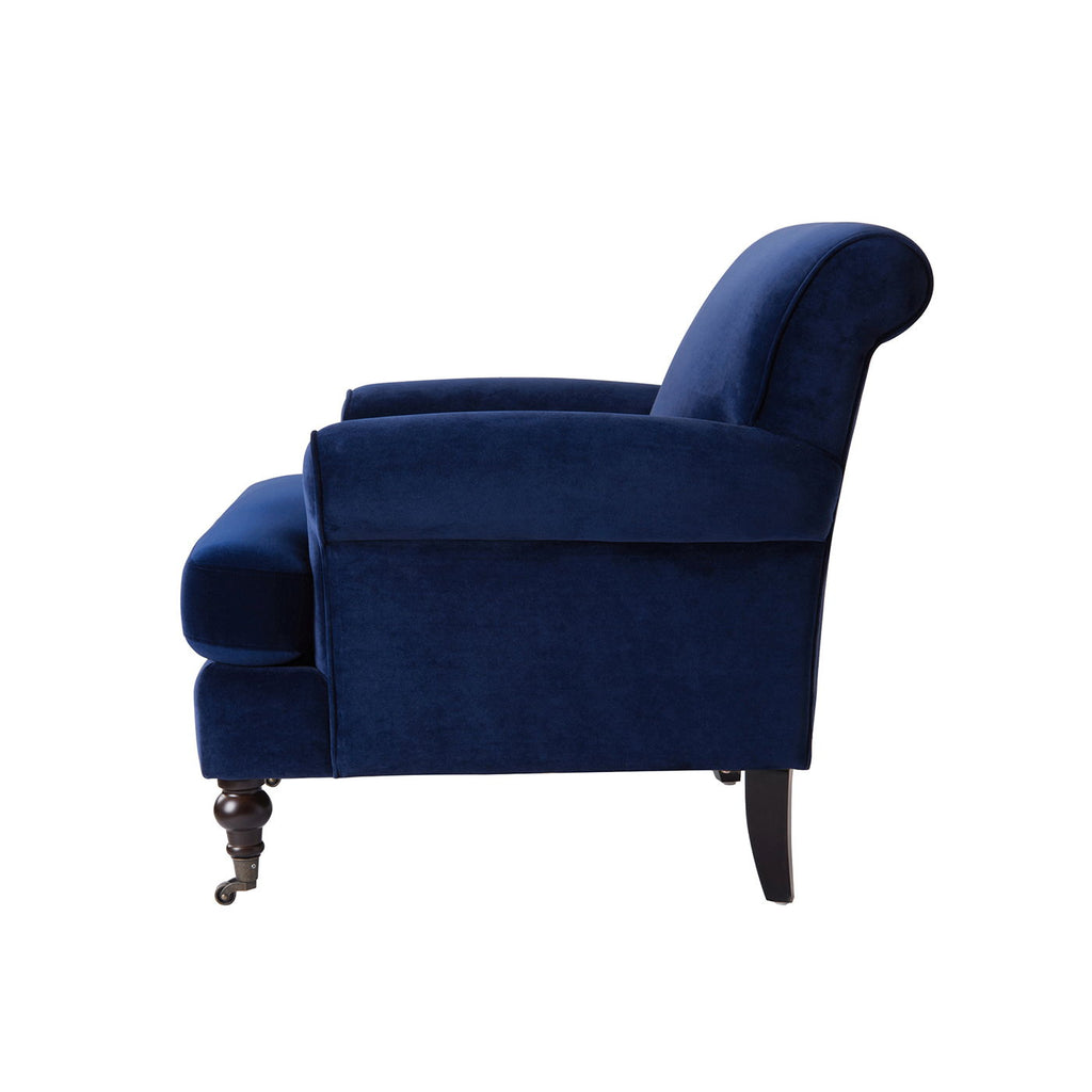 Alana Lawson Solid Hardwood Accent Arm Chair With Casters