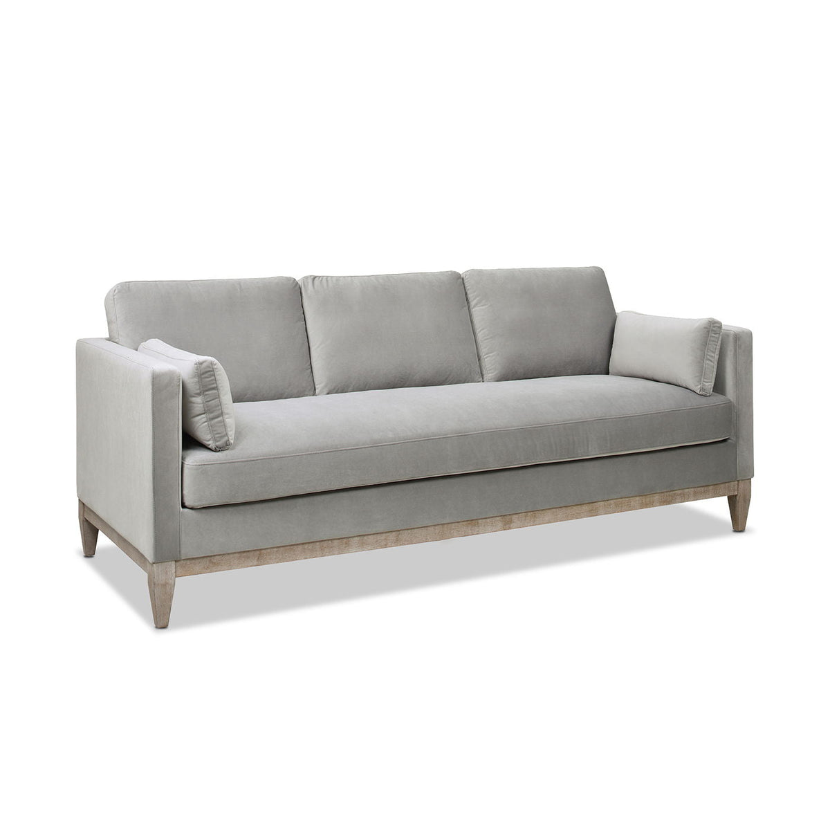 Knox Modern Farmhouse Sofa With Feather Wrapped Foam