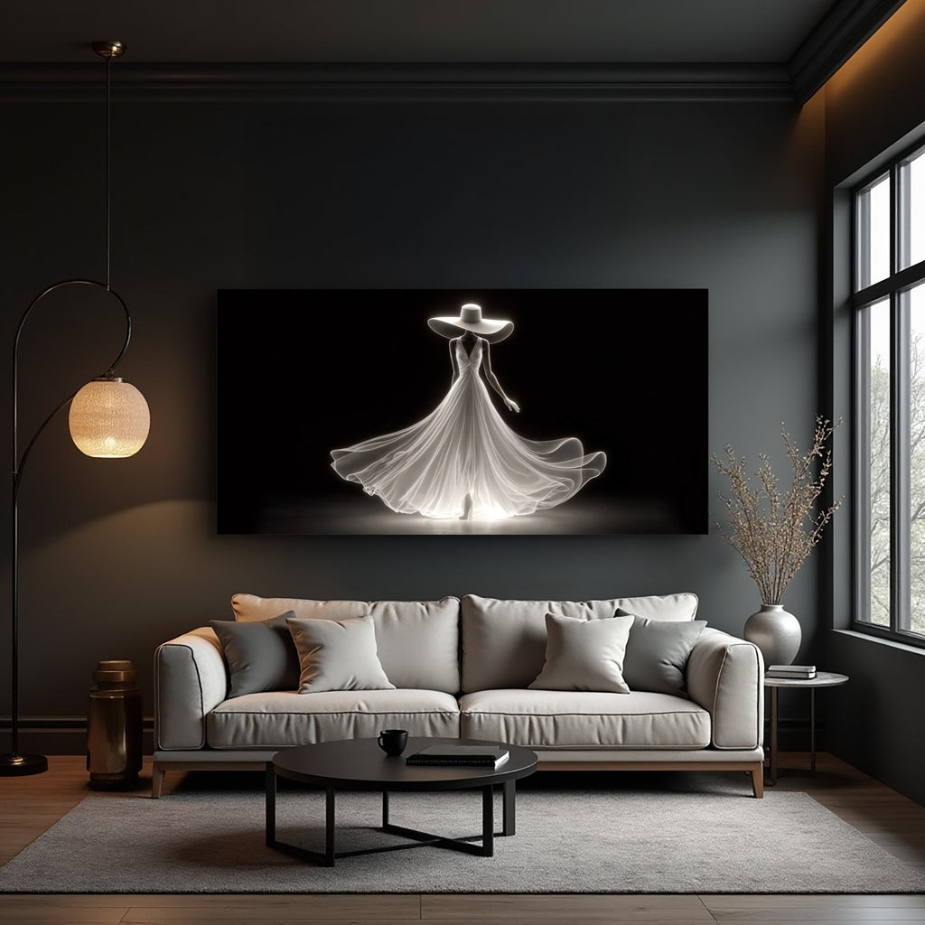 Modern Glam Fashion Wall Art Ready To Hang Premium Canvas
