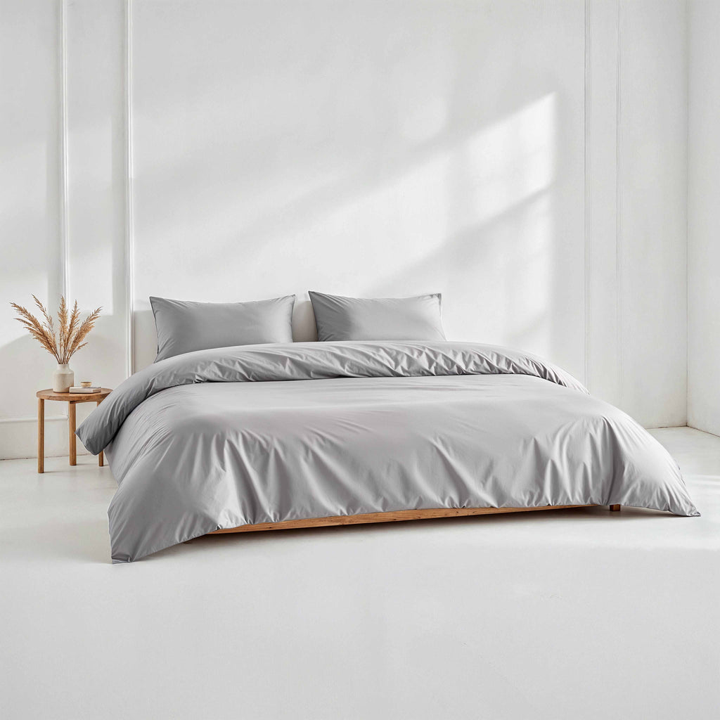 Luxe Australian Sateen Cotton Duvet Cover Queen Bed
