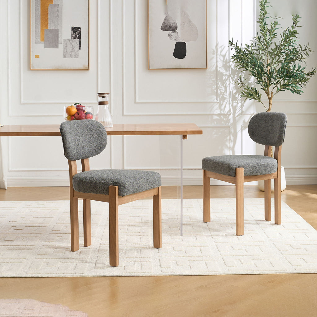 Vesper Ergonomic Dining Chairs Adjustable Feet Set Of 2