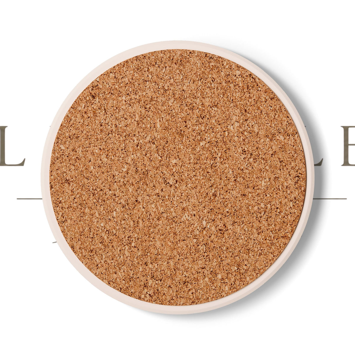 Blue Floral Ceramic Coaster – Vintage Hydrangea Pattern Cork-Back Drink Coaster